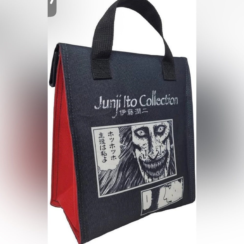 Junji Ito Manga Closing Top Soft Insulated Lunch Bag